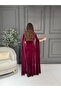 فستان سهرة بورغندي - 5