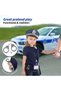 12 Pcs Police Costume for Kids with Toy Role Play Kit - 5