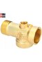 5-way Brass Connector for Water Pump - Connects Pressure Switch & Gauge - 2
