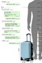 Hard Shell Lightweight ABS 20 Inch (7-10kg) Luggage, Smooth Wheels, Secured Lock Suitcase - 3