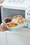 304 Steel 1020 ml 4 Compartment Student Office Food Container Lunch Box Mt181Ysx - 4