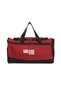 Unisex Claret Red Sports Bag with Shoe Compartment Gym Fitness Bag Travel Bag - 3