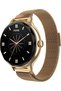 Diva Smartwatch for Women with AI Voice Assistant, 100+ Watchfaces, Sleep Tracker, Female Cycle Tracking, BT Calling, AMOLED Display, Water & Dust Resistant, 1 Year (Gold Link) - 4