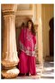 Vibrant Fuchsia Ethnic Wear Against Traditional Indian Architecture - 8