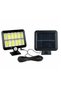 LED Solar Lamp, Rectangular Model, Bibilel, White, Black - 3