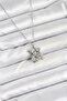 Chain Silver Color Boy Girl Model Women's Necklace - Ebj251025W38306