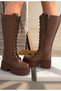 Women's Boots High Sole Lace-Up Ald2000-Ç103 - 8