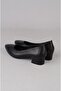 Seç 906 genuine leather high heel women's shoe (heel height: 4 cm) black - 5