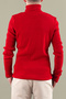 Men's Slim Fit Turtleneck Slim F Corded Fabric Sweater - 5