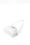 Crinkled Textured White Shk184 Faux Leather, Single Compartment with Zipper, Strap Hand, Arm and Shoulder Bag - 7