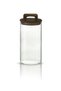 1500ml High Borosilicate Glass Storage Jar with Acacia Lid and Handle
