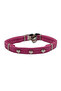 Velvet Bell Heart Cat Collar Pink - 2