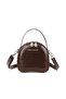 Women's Leather Long Strap Hand and Shoulder Bag – Brown - 3