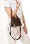 Women's Leather Long Strap Hand and Shoulder Bag – Brown