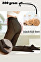 Women's Black Thermal Pantyhose with Fleece Lining – Winter Plush, Warm, Thick - 3