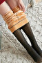 Women's Black Thermal Pantyhose with Fleece Lining – Winter Plush, Warm, Thick - 4