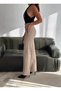 Women's Synthetic Leather Palazzo Pants with Wide Legs and Fleece Inside, Winter Trend Pants - 3