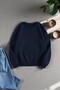 Unisex Enjoy Personel Time Design Printed Crew Neck Sweatshirt - 2