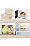Lunch Box 1400ML – 3-Compartment Leakproof with Spoon & Fork (Microwave Safe, BPA-Free) - 4