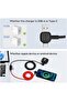 4-in-1 Multifunction USB-A/USB-C/Lightning Charging Cable, 66W PD, 4ft Nylon Braided - 2