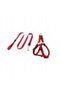 NYLON HARNESS FOR DOG ( LARGE RED ) - 5