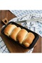 3-piece set of basic loaf baking molds, black, non-stick, rectangular, high-quality rectangular cake mold - 7