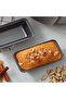 3-piece set of basic loaf baking molds, black, non-stick, rectangular, high-quality rectangular cake mold - 3