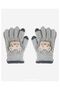 100% Acrylic Children's Gloves with Accessories (Age 3-6) - 3