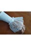 White Plain Geometric Pattern Sleevelet