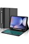 Keyboard Case for Samsung Galaxy Tab S10+/S9+ 12.4" - Backlit Detachable Bluetooth Keyboard