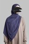 Combed Cotton Shawl - Denim Blue