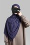 Combed Cotton Shawl - Denim Blue - 5