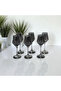 Trend Smoked Black Platinum Gilded Coffee Cup Set of 6 135Cc - 2