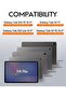 Keyboard Case for Samsung Galaxy Tab S9 FE / Tab S9 11" - 7-Color Backlit, Detachable Bluetooth - 2