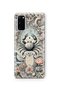 Samsung Galaxy S20 Fe Compatible Crabs Sign Pattern Transparent Phone Case