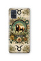 Samsung Galaxy A51 Compatible Transparent Phone Case with Taurus Pattern