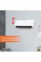 PTC Ceramic Wall Heater, LED Temperature Display, GWH28518-7.5 Hours Timer, 2200W Power, Remote Control, Temperature Control White - 7
