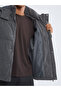 Rmz Gi̇yi̇m Farkiyla Comfortable Fit Stand Collar Velvet Men's Puffer Jacket - 5