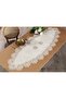 Cici Velvet Lace Runner Cream (60*120cm)