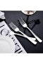 Disposable Plastic Forks - 18 Heavyweight Silver Cutlery (Reusable) - 3