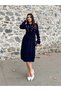 Heart Embroidered Stylish Knit Dress - 3