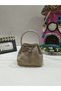 Women's Mink Suede Stylish Bag with Chain Width 15 cm Length 16 cm - 2