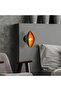 Cik Modern Metal Plated Single Wall Sconce with Tufts Black, Rustic Decorative Wall Lamp Cik-Mr-842