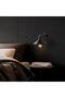 Conical Metal Plated Single Sconce with Tufts Black, Industrial Decorative Wall Lamp Conical-12195 - 3
