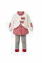 Girl's Red Bow Special Design Set - 2