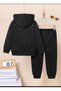 Girls/Boys Capybara Milkshake and Rainbow K Hooded Tracksuit Set - 2