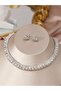 Queenly Elegance Sparkling Full Stone Choker Necklace – Dazzling Special Occasion Chic - 5