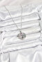 316L Steel Chain Silver Color Zircon Stone Butterfly Women's Necklace - - 2