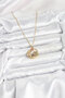 316L Steel Chain Gold Color Zircon Stone Butterfly Women's Necklace - - 2