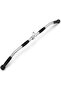 Revolving Chrome Curl Bar - 35.5 Inch Cable Attachment (Silver)